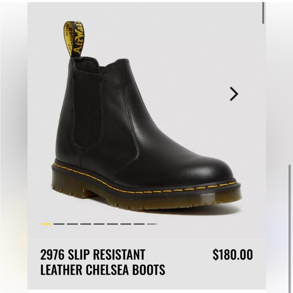 Dr. Martens Black Leather Chelsea Boots